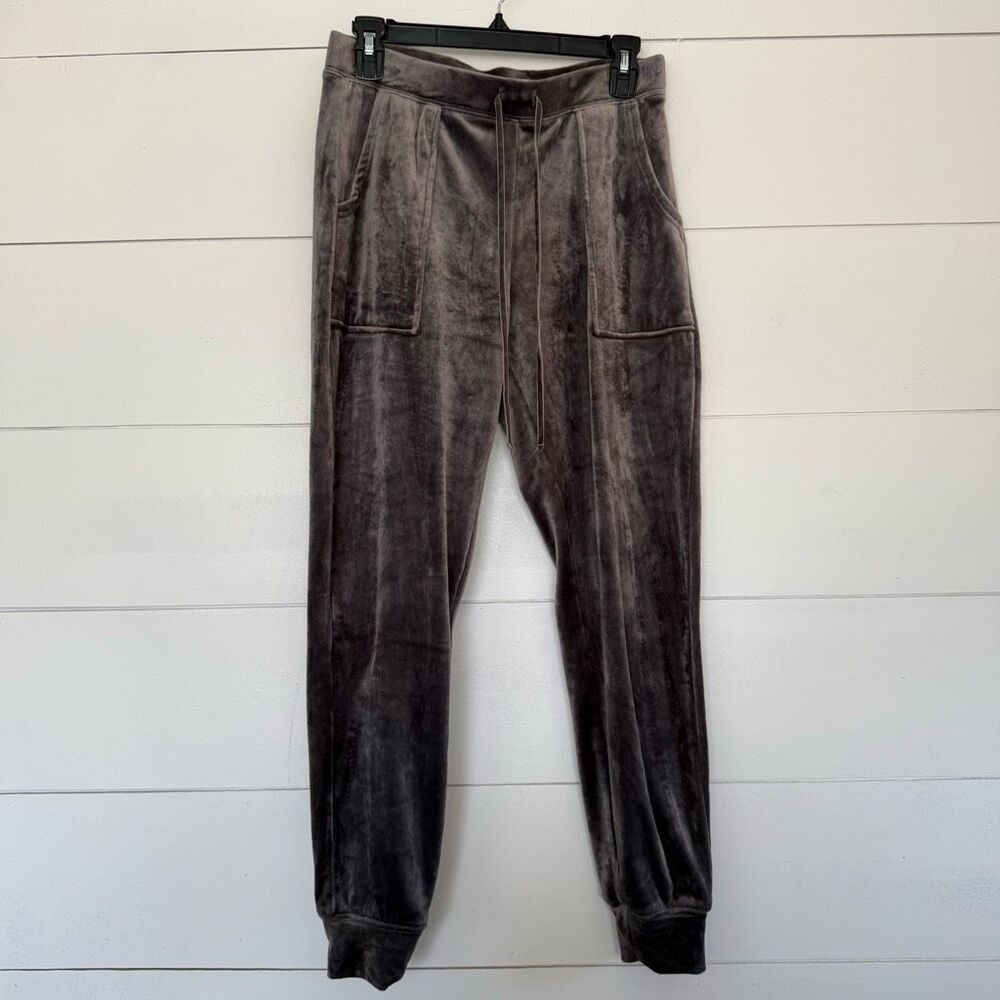 House of Harlow Revolve Women’s Small Gray Brown Velvet Jogger Pants